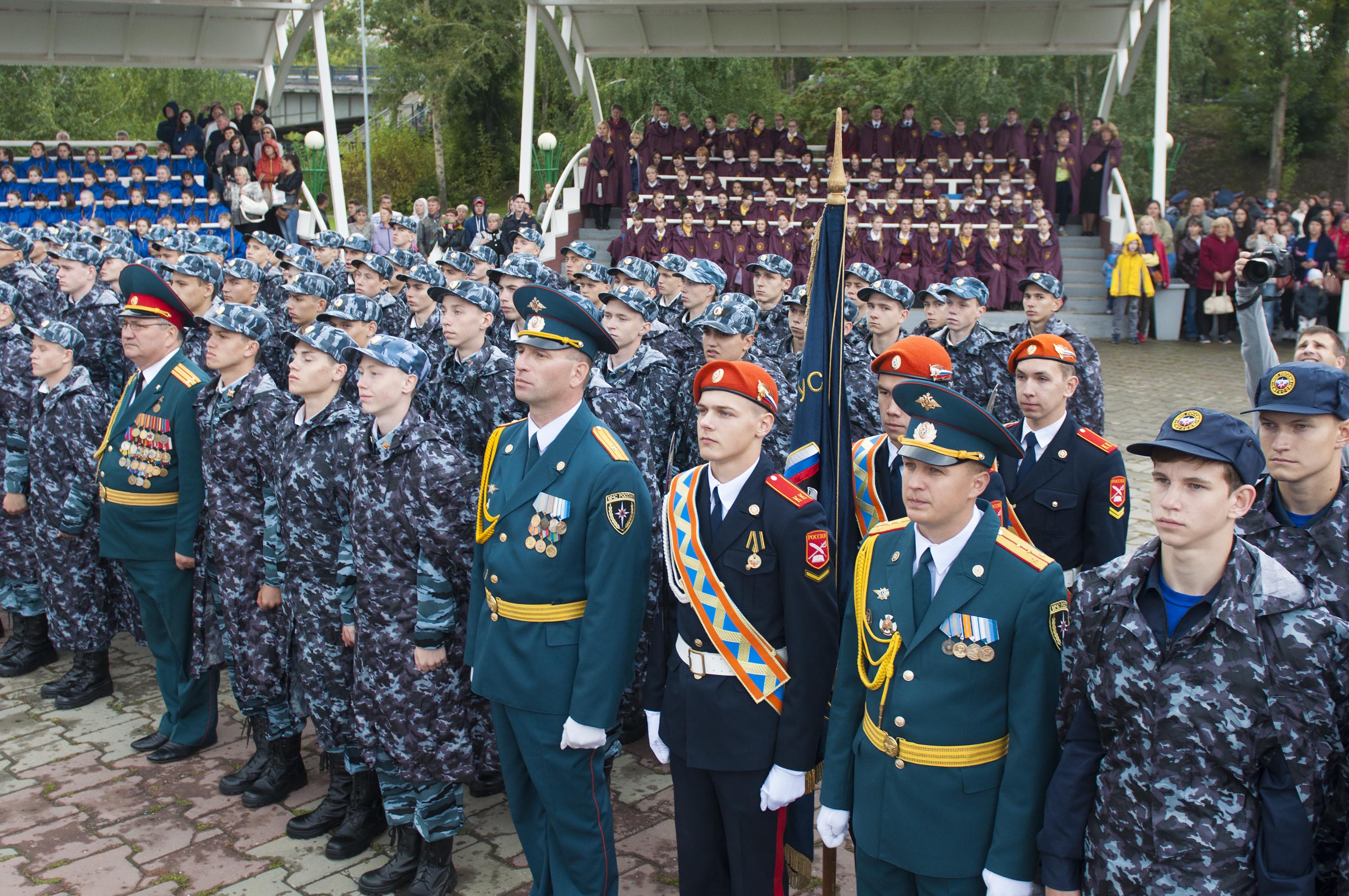 31 августа в Кузбассе состоялась торжественная линейка-посвящение 672 ребят в воспитанники Губернаторских образовательных учреждений