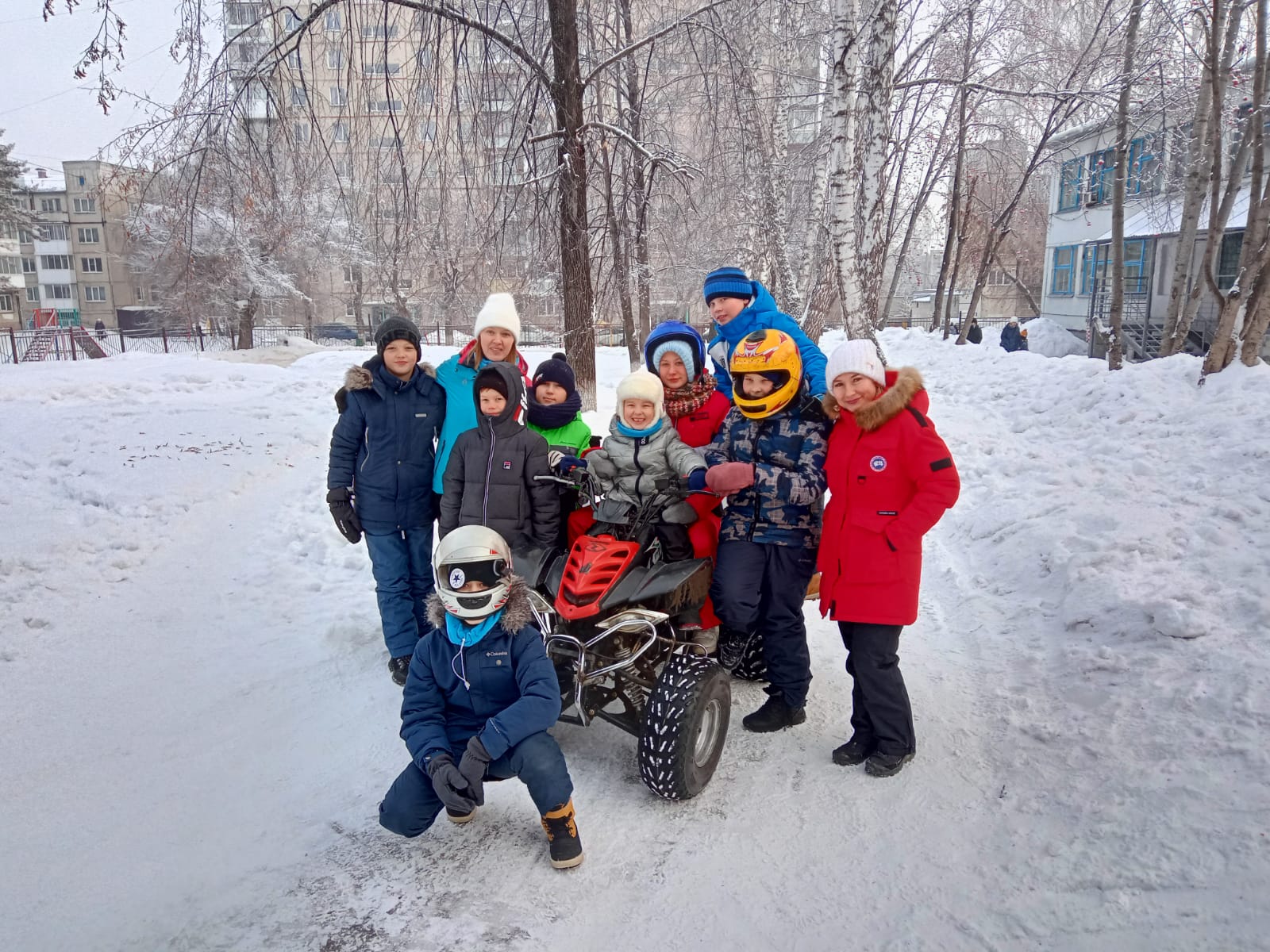 Для школьников города Кемерово прошел мастер-класс «Обучение навыкам управления карта и квадроцикла»