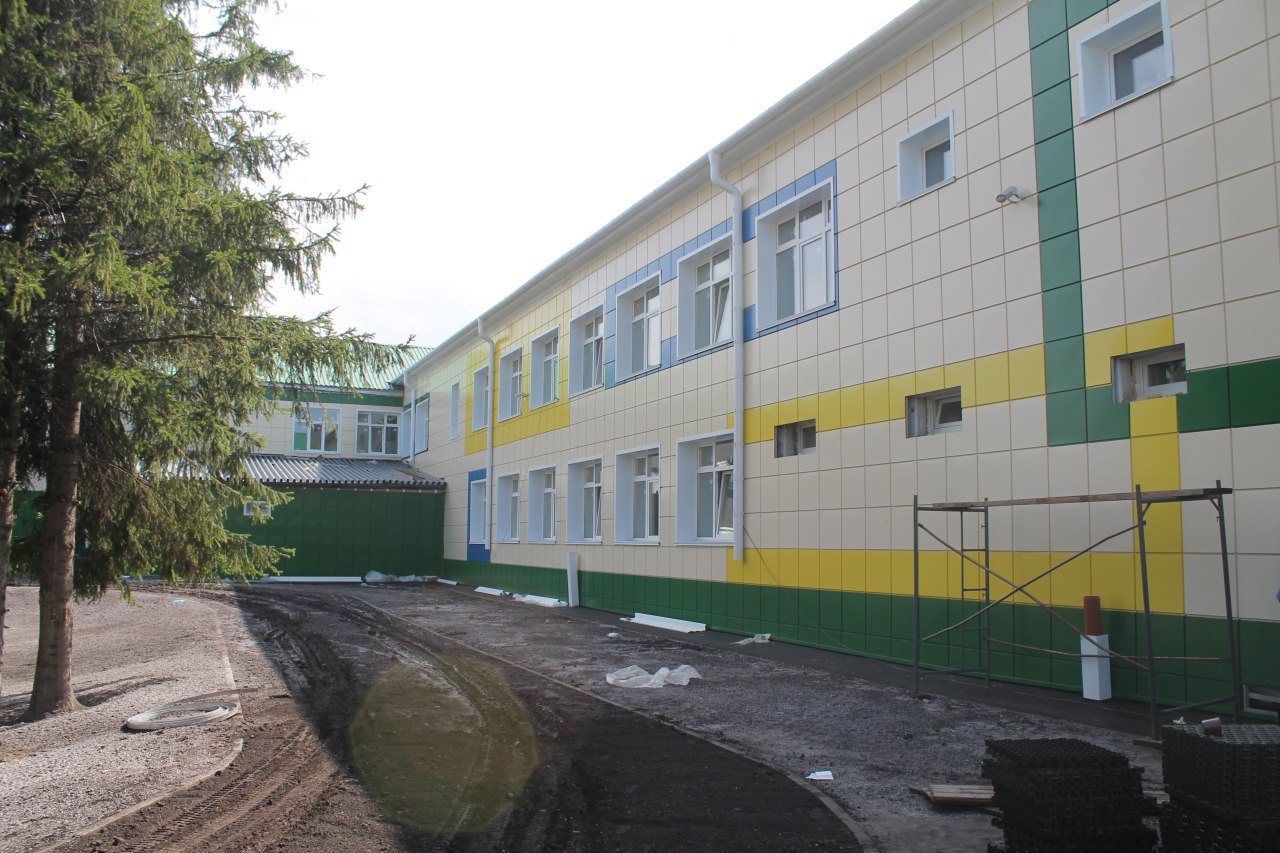 Новосафоновскую школу в Прокопьевском округе отремонтируют по программе «Моя новая школа» на пять месяцев раньше 