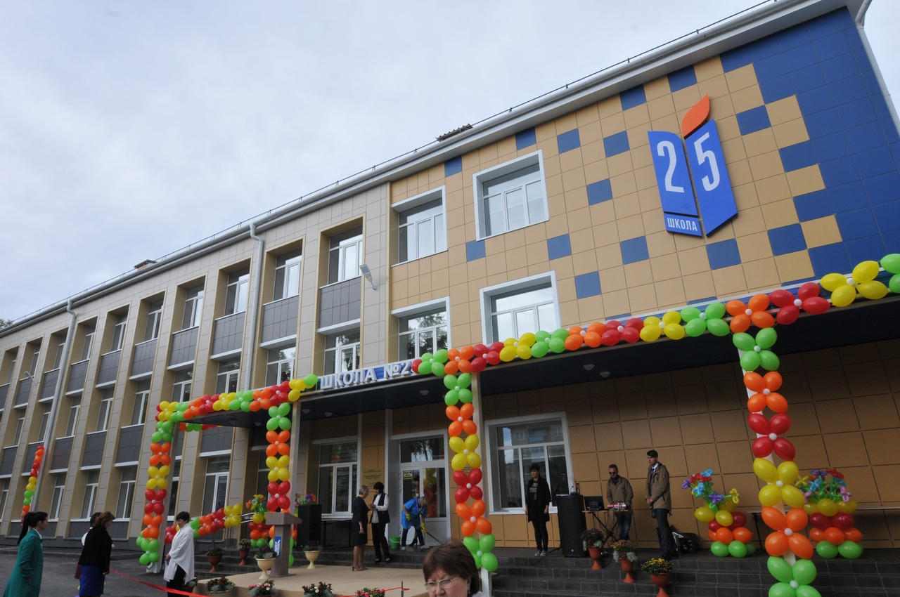 Школа № 25 открылась в городе Салаире Гурьевского района после капитального ремонта