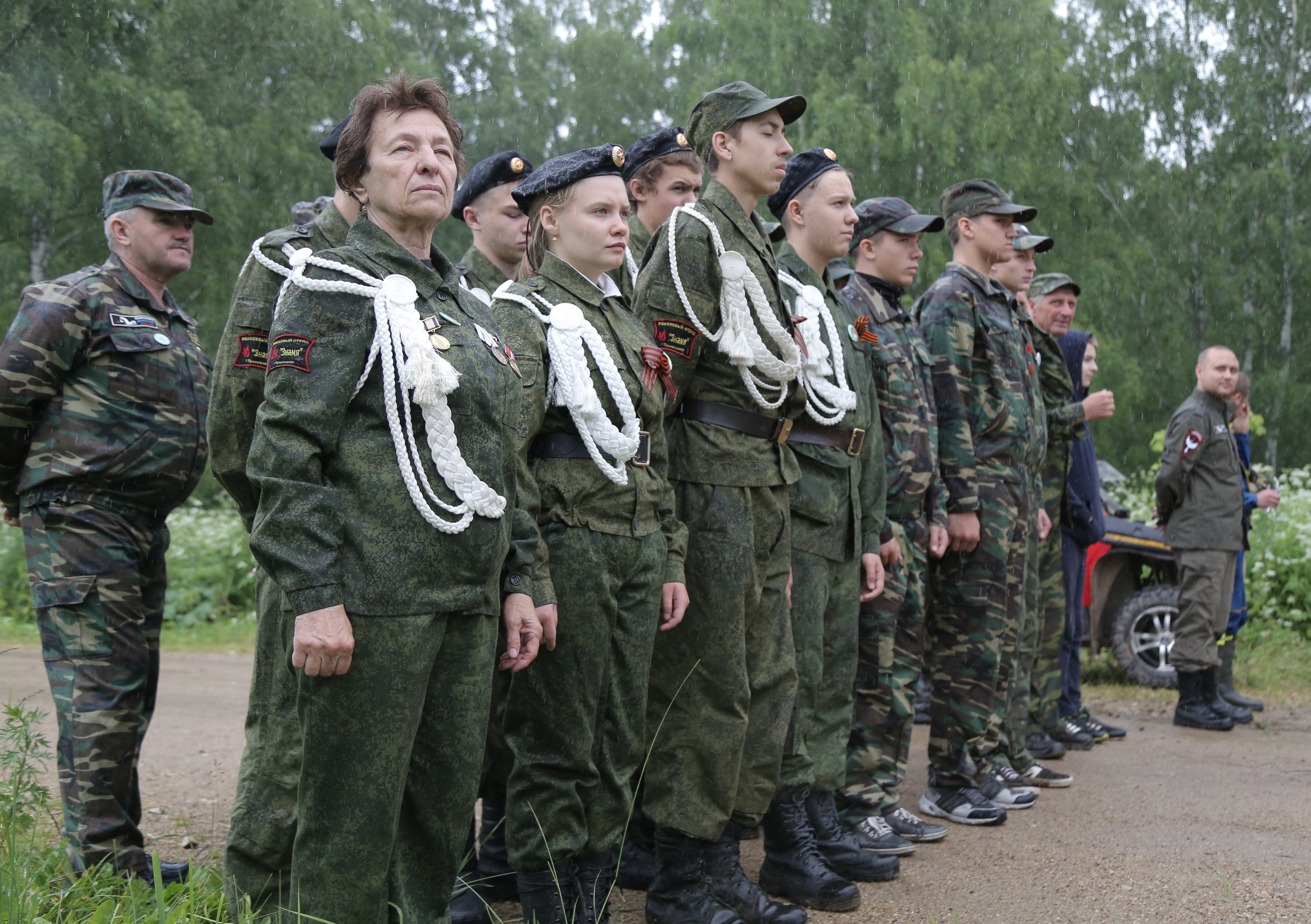 Участники межрегиональной экспедиции «Западный фронт-4» подняли останки 64 защитников Отечества в Калужской области