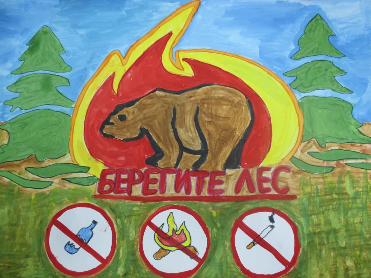 Школьники Кузбасса могут принять участие  в областном конкурсе «Сохраним леса от пожаров!»