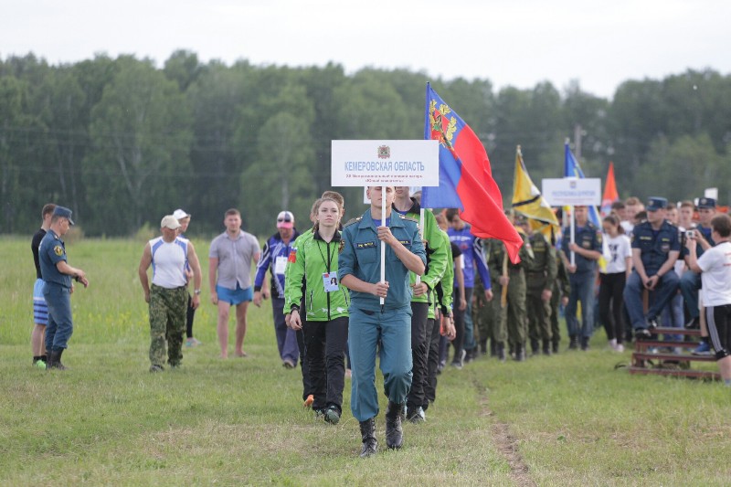Команда Кемеровской области стала победителем межрегиональных соревнований Сибирского федерального округа «Юный спасатель»